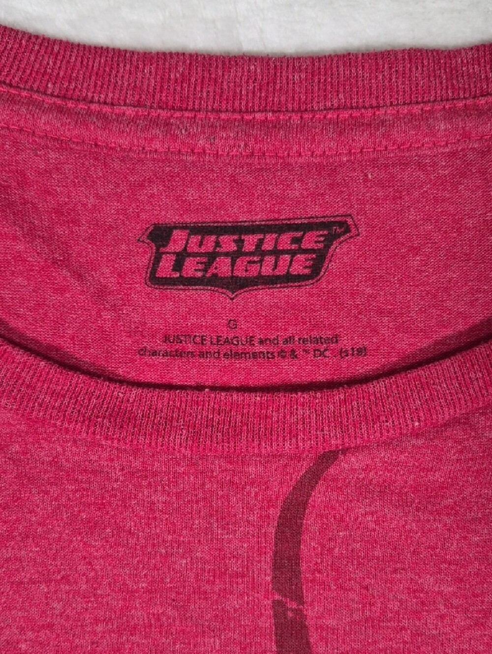 DC Comics Flash Graphic Tee - Raspberry and Yellow - Picture 2 of 7